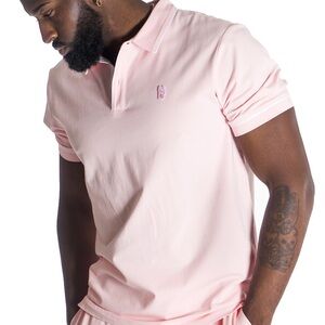 PINK MAKOBI LUCIANO POLO SHIRT